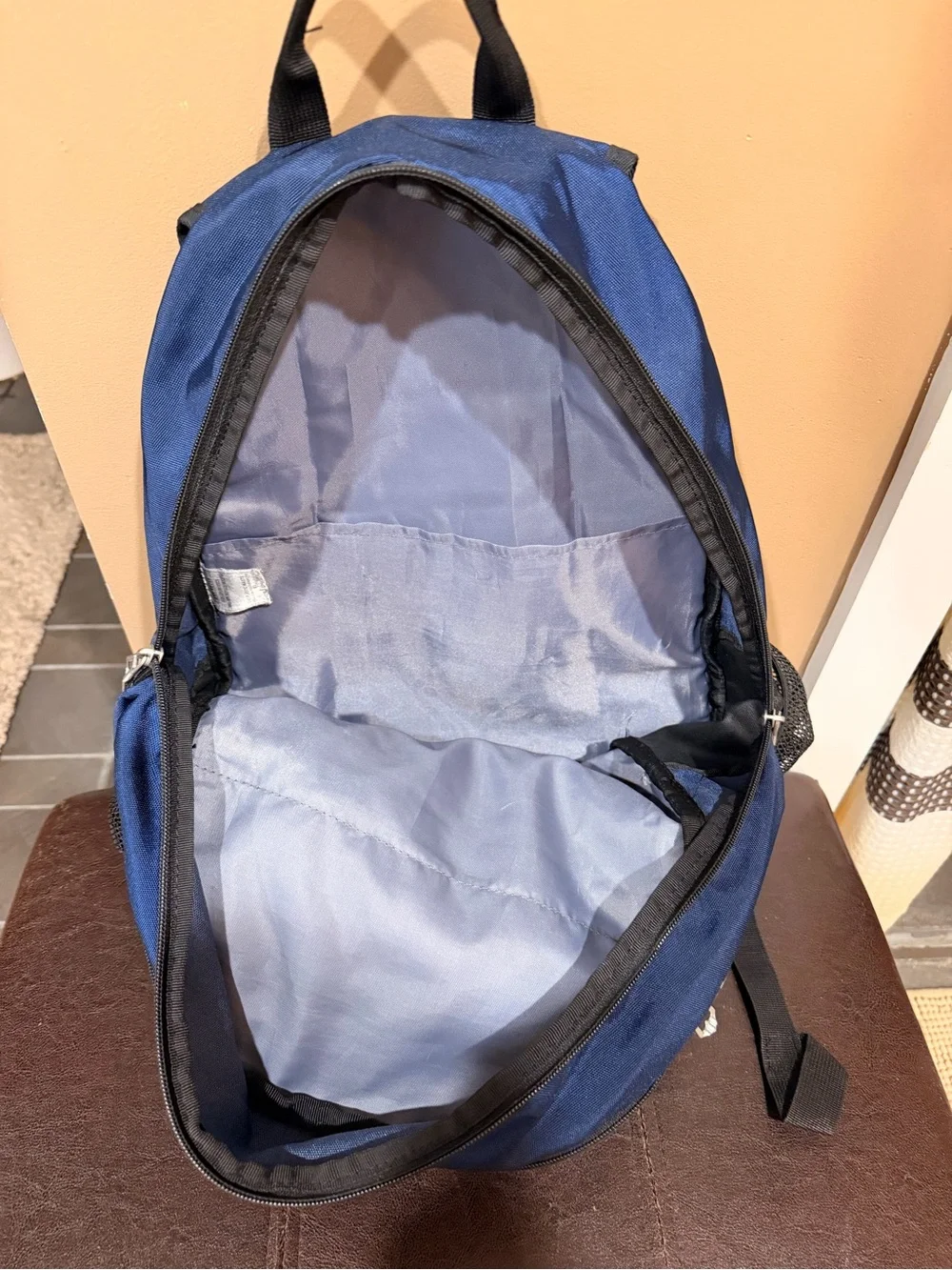 adidas Blue and Black Classic Sport Backpack